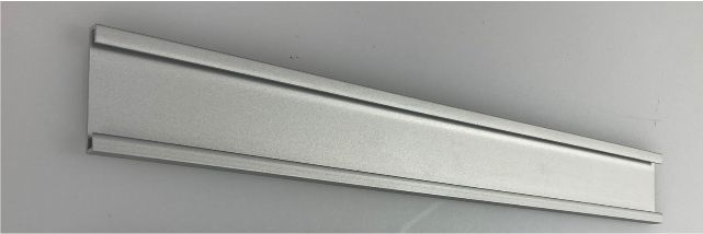 glissière profil aluminium plaque de porte longueur 250 hauteur 30mm