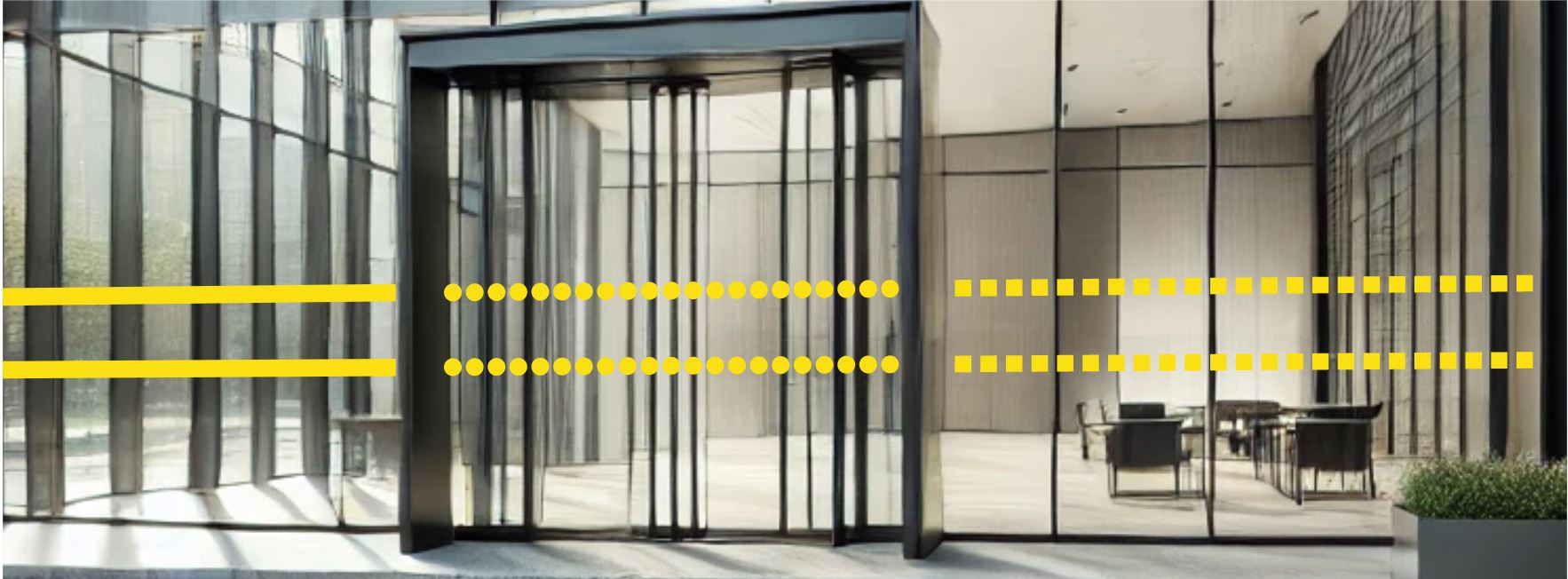 bandes de vigilance obligatoires dans les ERP sur les vitres, vitrines, vitrages, baies vitrées